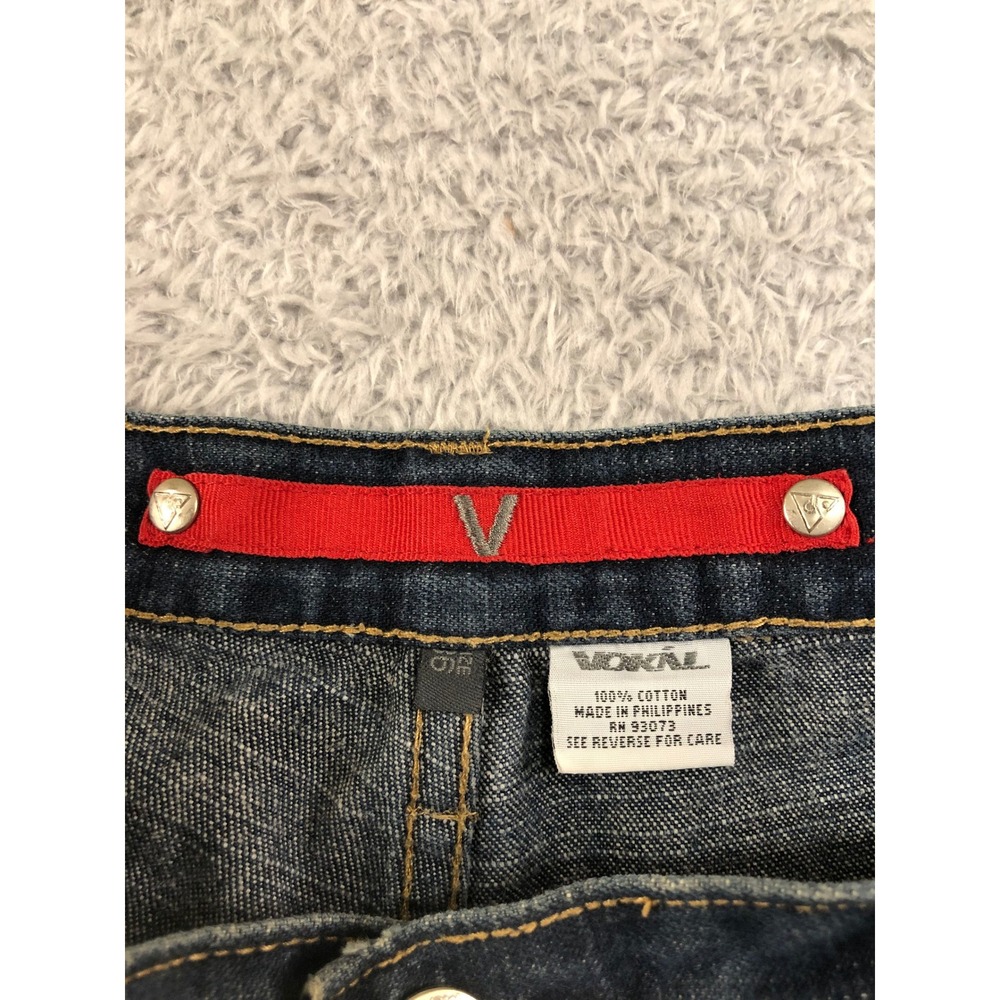 Y2K Vokal Jeans Men 34x32 (Tag 36) Blue Baggy Loose Fit Denim - Picture 3 of 10